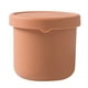 thumbnail image 1 of Gibobby Fiambrera plegable redonda de silicona para viajes al libre, caja de Picnic portátil de calidad alimentaria, recipiente para verdura(Marrón), 1 of 4