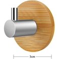 thumbnail image 4 of Ganchos para abrigos y sombreros de madera maciza (4*, 4 piezas) JM, 4 of 5