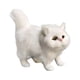 thumbnail image 3 of 2 figuras de gato en miniatura, modelo animal, juguete para mesa. blanco y naranja, 3 of 9