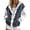 Dark Blue, variant on Breezora Women's Hooded Zip Up Denim Butterfly Print Sweatshirt Loose Fit Long Sleeve Casual Jacket with Pockets