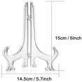 thumbnail image 3 of 12 Pcs Chevalet en Plastique Support de Planche Chevalet Photo (Transparent), 3 of 7