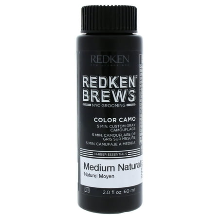 Brews Color Camo - Medium Natural by Redken for Men - 2 oz Hair