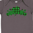 thumbnail image 4 of Inktastic St. Patrick's Day Clovers in Plaid Boys or Girls Baby Bodysuit, 4 of 5