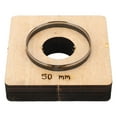 thumbnail image 2 of Leather Cutting Punch Die, 2in Diameter Clear Lines Hard To Break Round Shape Leather Punch Cut  Lightweight  For DIY Processing, 2 of 8