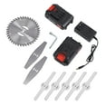 thumbnail image 5 of SHCKE 24V Cordless Weed Eater Battery Powered Grass Trimmer Electric Lawn Mower with 8 Blades 2 Batteries 1 Charger for Lawn Yard Bush Trimming & Pruning, 5 of 6
