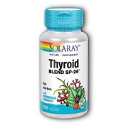 Solaray Thyroid Blend Sp-26 -- 100 Vegcaps