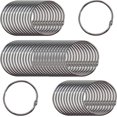thumbnail image 1 of Clipco Book Rings Large 2-Inch Nickel Plated (50-Pack), 1 of 3