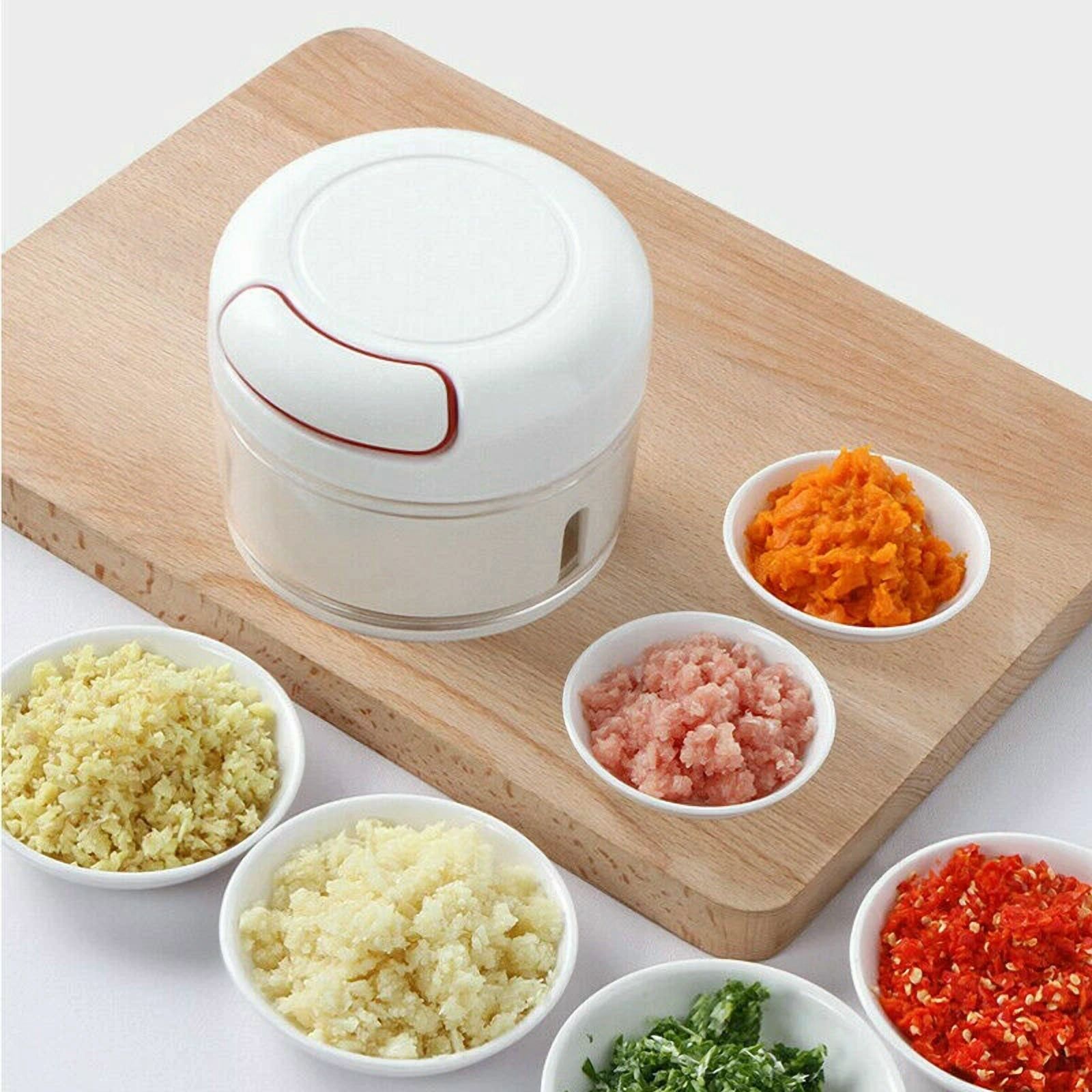Onion Garlic Fruit Vegetable Cutter Press Manual Food Speedy Chopper Slicer 9*7