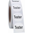 thumbnail image 4 of WWS-Hybsk 20mm Round White Cosmetic Tester Labels Total 500 Adhesive Labels Per Roll (White), 4 of 4