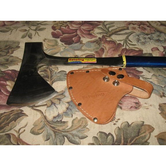 Estwing E45A Camper's Axe, Vinyl Shock Reduction Grip, 26-Inch, 4-Inch Cutting Edge