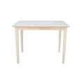 thumbnail image 3 of International Concepts Unfinished Shaker Counter Height Dining Table, 3 of 10
