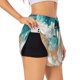 thumbnail image 1 of Balery Ocean Wave Crash Pantalones cortos deportivos para mujer con forro y dos bolsillos, elásticos, para entrenamiento, gimnasio, yoga-Medium, 1 of 7