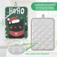 thumbnail image 6 of Yayeee Pot Holders Kitchen Heat Resistant with Pocket 7"x9.8" Cotton Oven Cooking Hot Pads, Christmas Cat, 6 of 7