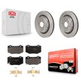 thumbnail image 1 of Transit Auto Rear Disc Brake Rotors and Semi-Metallic Pads Kit for Car Chevrolet Camaro Cadillac ATS K8F-104078, 1 of 11