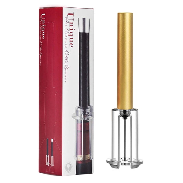 pitrice Air Pressure Wine Bottle Opener Open Bottles In Seconds With Air Pump Air Pump gold