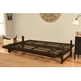 thumbnail image 5 of Aspen Reclaim Mocha Futon Frame with Marmont Thunder Mattress - Full Size, 5 of 8
