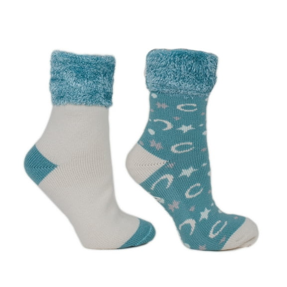 2 Pairs Moonlight Nights Chalet Socks | Infused with Neroli and Shea Butter | Mint