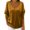 Gold, variant on Women's Blouse Lounge Long Sleeve V Neck Solid Pullover Tunic Top Gold XL