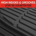 thumbnail image 3 of Alfombrillas y forro de maletero de goma Motor Trend FlexTough, color negro, 3 of 5