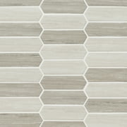 MSI Silva Oak Picket 9.5 in. x 14 in. x 6 mm Glass Mesh-Mounted Mosaic Tile (14.55 sq. ft./Case)