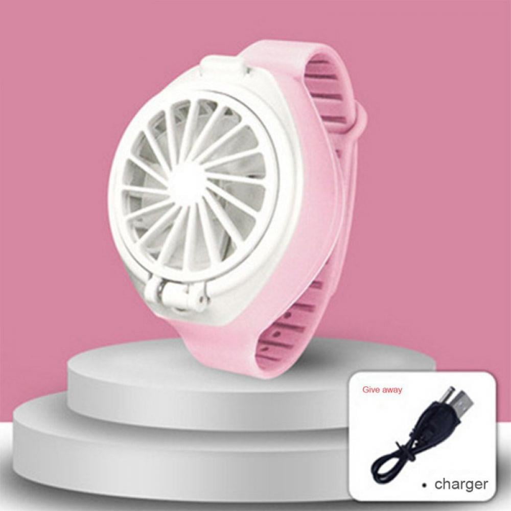 Fuudear Mini Rechargeable Handheld Small Fan Child USB Portable Fan for Indoor Bedroom Strong Wind Power Life Dormitory Outdoor Hiking Silent Student Fan 2200 MAh