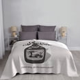 thumbnail image 6 of XMXT Throw Blanket, Cartoon Wine Bottle Printing Machine Washable Blankets for Sofa, 60 x 50 inches Gray, 6 of 9