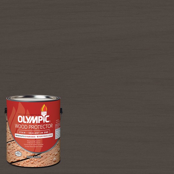 Olympic Wood Protector Solid Color Exterior Waterproofing Wood Stain
