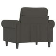 thumbnail image 3 of vidaXL Sofa Chair Dark Grey 60 cm Velvet, 3 of 5