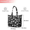 thumbnail image 4 of Pioneer Flower Floral Print Pattern Travel Tote Bags for Women Carry On,Large Weekender Bags for Women Travel,Multi Functional Duffle Bag for Work,Shopping,Sports, 4 of 5