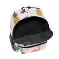 thumbnail image 6 of FORMRS School Backpack with Front Zippered Pocket 12" Student Travel Daypack, Flamingo Pattern, 6 of 6