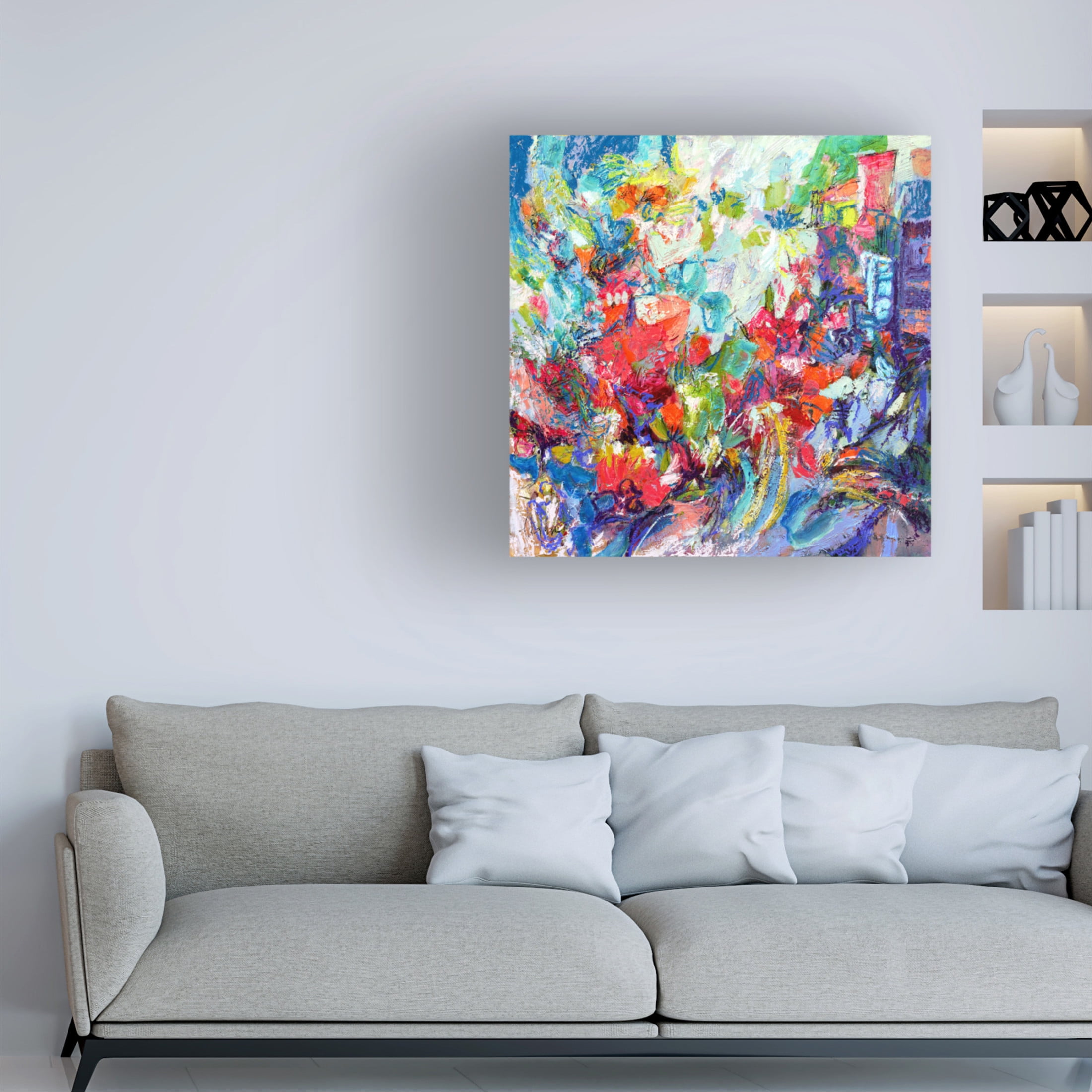 Canvas Wall Art - Dorothy Fagan ' Deepinthemeadowi' Wall Art for Living Room, Bedroom, or Office Décor by Trademark Fine Art - 24 x 24 Inches