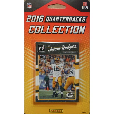 2016 Donruss NFL Football Quarterbacks Collection Special Edition Factory Sealed 10 Card QB Set Including Tom Brady, Russell Wilson, Aaron Rodgers, Cam Newton and