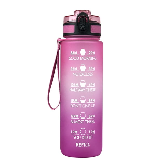 Gran Botella de Agua Bpa Deportes Al Aire Libre Botella de Agua Portátil a Prueba de Fugas Senderismo Camping Botella Deportes Botella de Agua