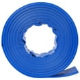 thumbnail image 4 of , 2"x100FT Pool Backwash Hose, Blue Heavy Duty Reinforced PVC Lay Flat Water Discharge Hose for Swimming Pool Filter Pump,with 2 Clamp, Blue ,Pvc ,, 4 of 8