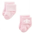 thumbnail image 4 of Hudson Baby Infant Girls Cotton Rich Newborn and Terry Socks, Royal 12-Pack, 6-12 Months, 4 of 8