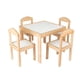 thumbnail image 1 of Set comedor infantil de madera barnizada Duduk blanco Duduk COM-OSL, 1 of 4