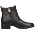 thumbnail image 3 of Gentle Souls by Kenneth Cole Womens Best Buckle Suede Chelsea Boots Black, 3 of 5