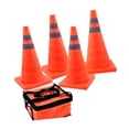thumbnail image 5 of yotijay 4 Pieces 18inch Telescopic Reflective Traffic Cones up Cone Versatile, 5 of 9