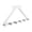 B Black, variant on Door Hanger Hook, Towel Hooks for Bathroom, Towel Hanger for Bathroom Door, Stainless Steel S Hooks, Towel Rack for Door, 1-Piece 17X9X1 Inch Triangle Over-The-Door Mount Holder