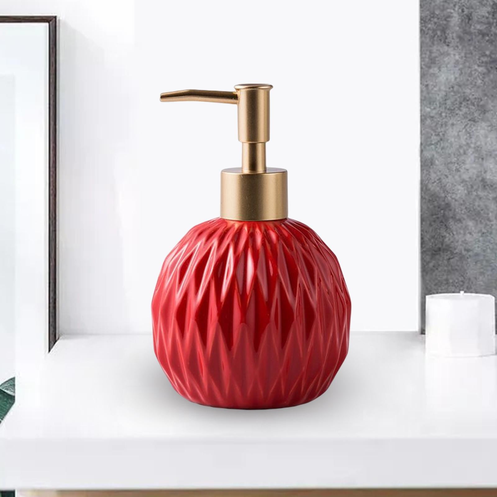 Red hand soap dispenser discount