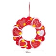 thumbnail image 3 of Uorcsa Valentine's Day Present Valentines Day Decorations LED light Heart Wreath Door Wall Hanger Gift, 3 of 8