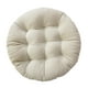 thumbnail image 4 of Cojín redondo para asiento de silla, suave, 55 x 55 cm, decorativo, lavable, cómodo para patio. Beige, 4 of 9