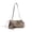 Khaki, variant on Genuine Leather Women's Shoulder Bag Large Full-Grain Cowhide Flap Purse