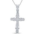 thumbnail image 1 of 1/2CT-DIA CROSS MENS CHARM, 1 of 1