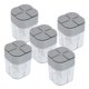 thumbnail image 1 of Lata de condimento, 5 unidades 4 en 1, contenedor de especias, dispensador de especias True Excellence, 1 of 8