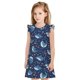 thumbnail image 1 of Fotbe Cartoon Sharks2 Vestido de Dormir para Niñas de 3 a 10 Años, Mangas Cortas, Estilo Princesa, Pijama Camisón con Mangas Voladas-X-Large, 1 of 6