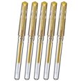 thumbnail image 1 of Uni Ball Signo Gel Ink Pens -Medium Point 1.0mm-Gold Ink-value Set of 5, 1 of 2
