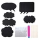 thumbnail image 1 of 10 Uds. Accesorios para fotomatón papel negro lindo fondo de cumpleaños multiestilo con palos adhesivos para decoración de fiesta de cumpleaños, 1 of 5