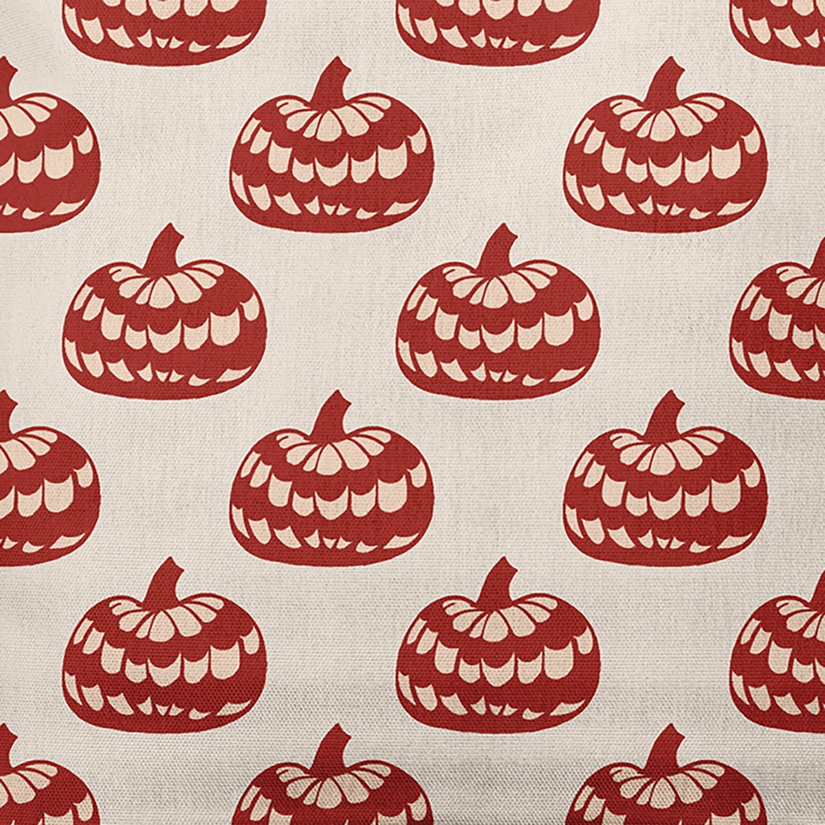 Simply Daisy 16" x 16" Patterned Pumpkins Decorative Throw Pillow, Maple Red
