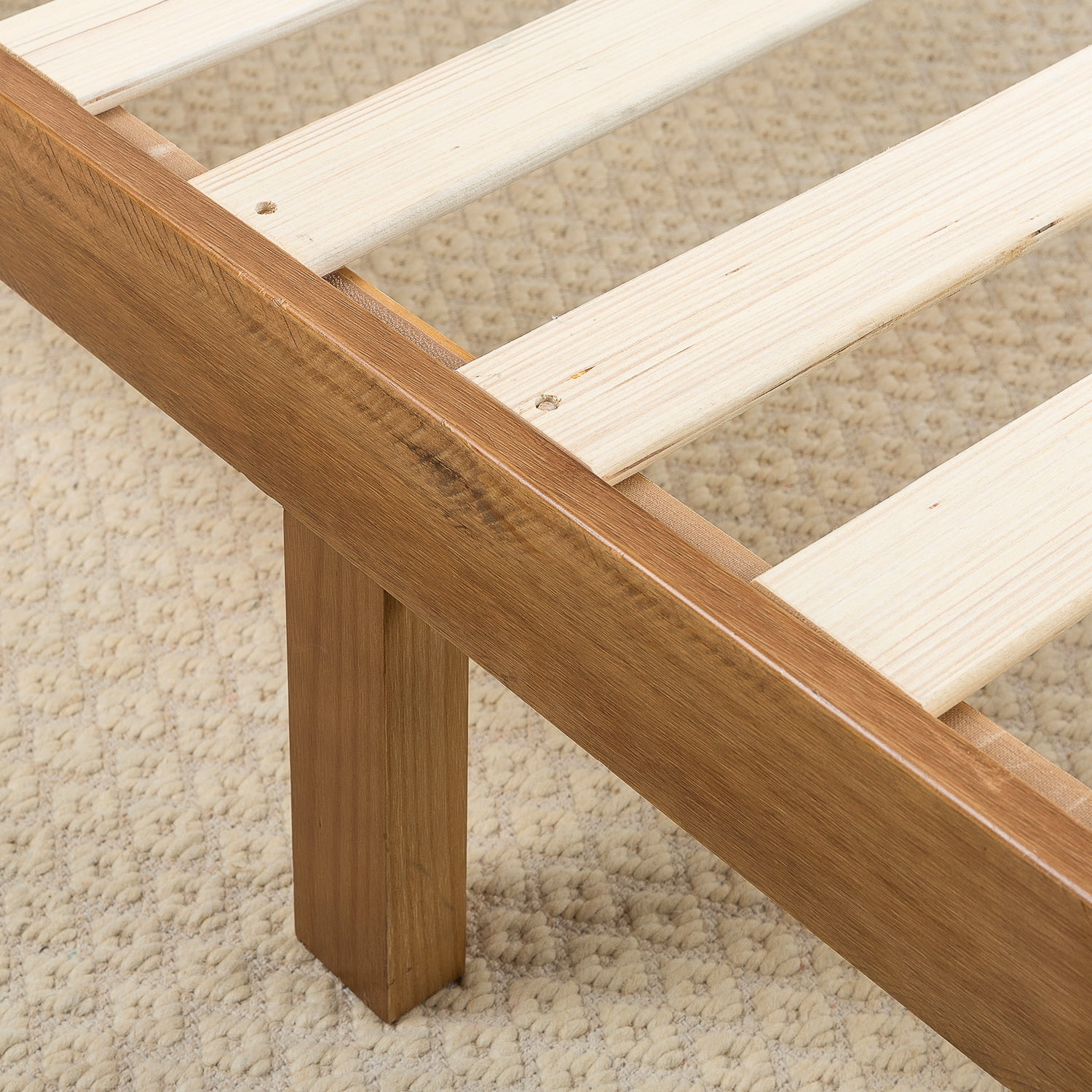 zinus alexia wood platform bed